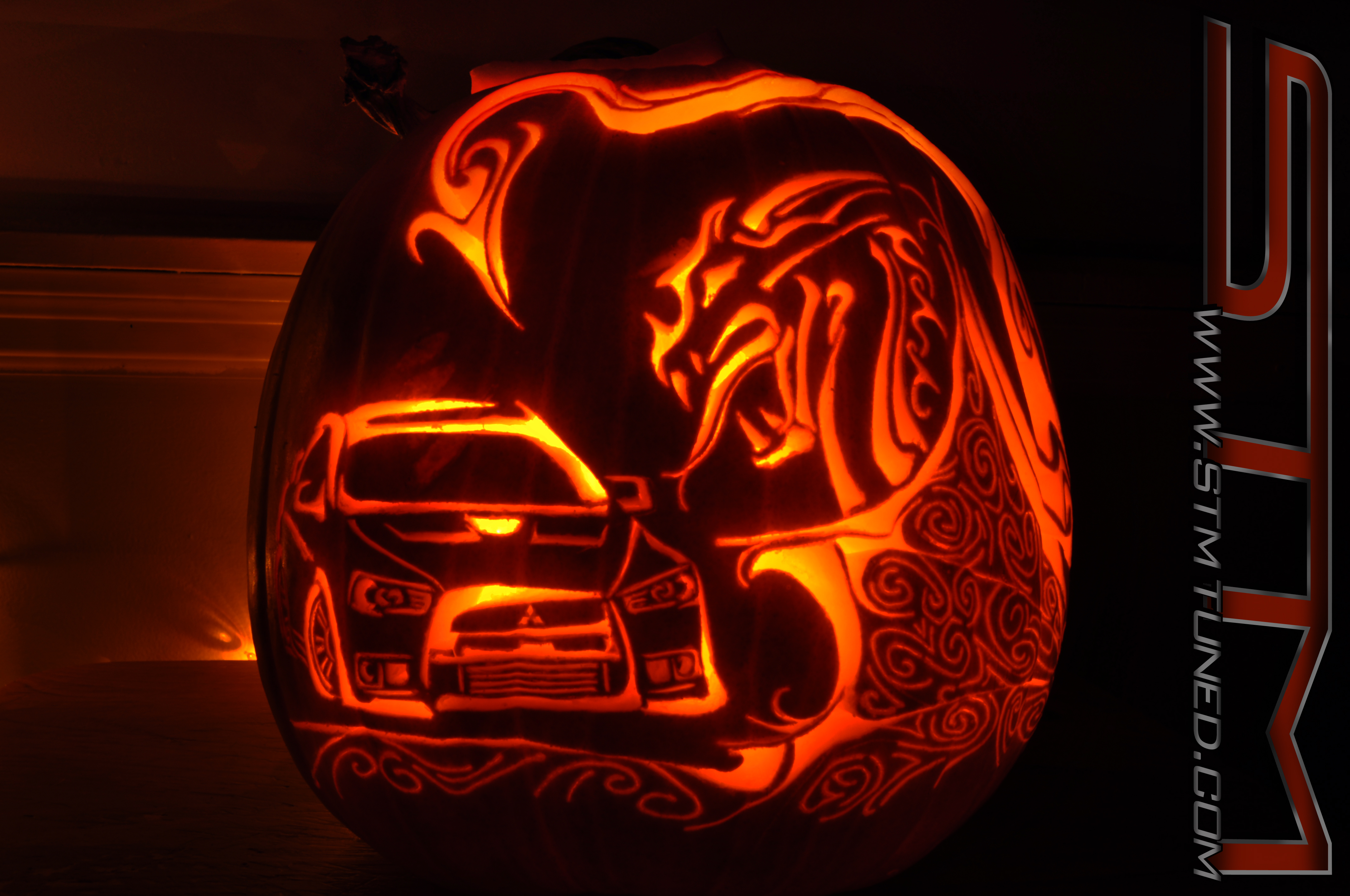 evo-x-carved-in-a-pumpkin-evolutionm-mitsubishi-lancer-and-lancer